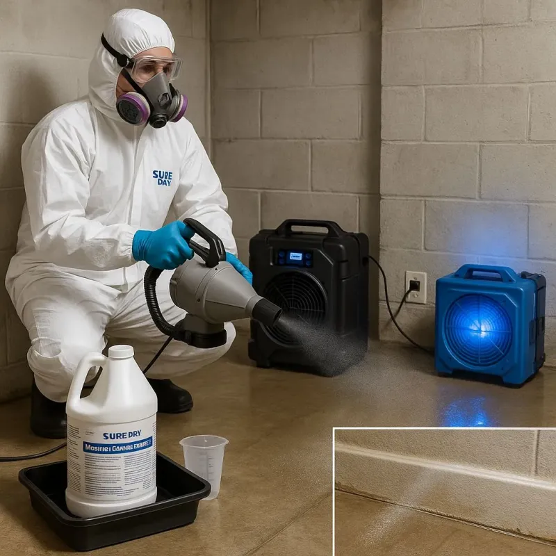 Sanitization and Odor Removal process in Rainier, OR